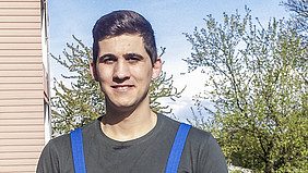 Spanischer Auszubildender José Manuel Brito Koch